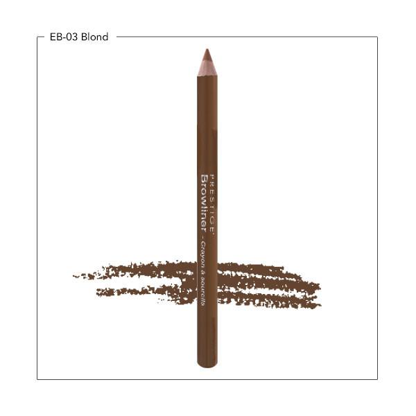 PRESTIGE COSMETICS Browliner Pencil,  EB-03 Blonde - ADDROS.COM